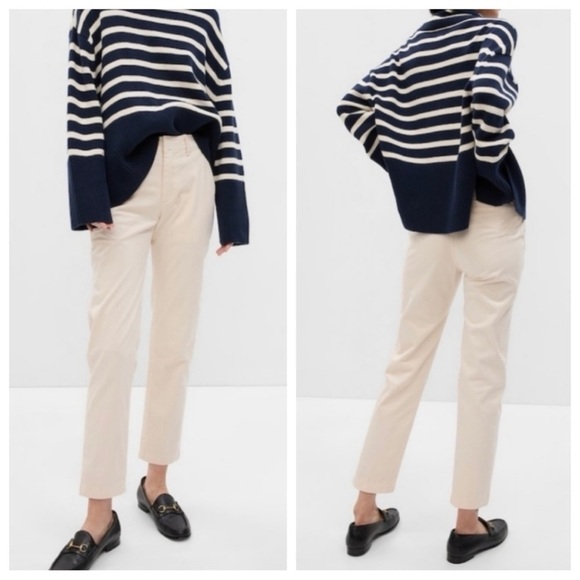 NEW GAP Downtown Khaki Chino Pant Trouser 12 Tall - Picture 1 of 10